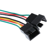 Maxbell PC Fan Power Connector 4pin Female to 2x 4pin Male Splitter Extension Cable