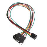 Maxbell PC Fan Power Connector 4pin Female to 2x 4pin Male Splitter Extension Cable