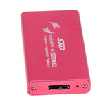 Maxbell mSATA to USB 3.0 External SSD Enclosure Conveter Case with Cable  Rose