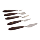 Maxbell 3D Printer Spatula Palette Knife Removal Tools Kit with Wooden Handle Brown