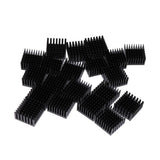 Maxbell 20Pieces Aluminum Heat Sink Cooling Fin 28x28x15mm for IC Led Chip 1-5W