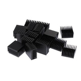 Maxbell 20Pieces Aluminum Heat Sink Cooling Fin 28x28x15mm for IC Led Chip 1-5W