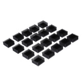 Maxbell 20Pieces Aluminum Heat Sink Cooling Fin 28x28x15mm for IC Led Chip 1-5W