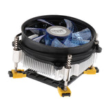 Maxbell Aluminum CPU Cooler with Cooling Fan Radiator Heatsink for LGA 775 115 Blue - Aladdin Shoppers