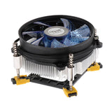 Maxbell Aluminum CPU Cooler with Cooling Fan Radiator Heatsink for LGA 775 115 Blue - Aladdin Shoppers