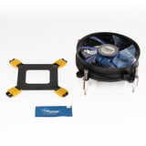 Maxbell Aluminum CPU Cooler with Cooling Fan Radiator Heatsink for LGA 775 115 Blue - Aladdin Shoppers