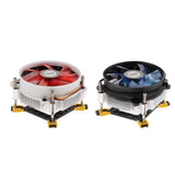 Maxbell Aluminum CPU Cooler with Cooling Fan Radiator Heatsink for LGA 775 115 Blue - Aladdin Shoppers