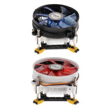 Maxbell Aluminum CPU Cooler with Cooling Fan Radiator Heatsink for LGA 775 115 Blue - Aladdin Shoppers