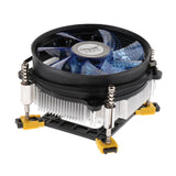 Maxbell Aluminum CPU Cooler with Cooling Fan Radiator Heatsink for LGA 775 115 Blue - Aladdin Shoppers