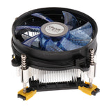 Maxbell Aluminum CPU Cooler with Cooling Fan Radiator Heatsink for LGA 775 115 Blue - Aladdin Shoppers
