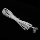 Maxbell RJ11 2C Modular Telephone Extension Phone Cord Cable Line Wire 2.4m