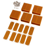 Maxbell 5Pieces Extruded Aluminum Box Enclosure PCB Cooling Case DIY 45x19x45mm