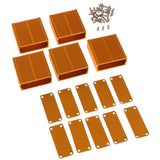 Maxbell 5Pieces Extruded Aluminum Box Enclosure PCB Cooling Case DIY 45x19x45mm