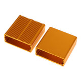 Maxbell 5Pieces Extruded Aluminum Box Enclosure PCB Cooling Case DIY 45x19x45mm
