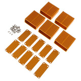 Maxbell 5Pieces Extruded Aluminum Box Enclosure PCB Cooling Case DIY 45x19x45mm