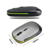 Maxbell 2.4 Ghz Wireless Office Mouse Optical 1000DPI Mice for Computer / TV red