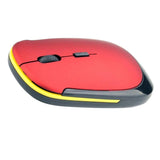 Maxbell 2.4 Ghz Wireless Office Mouse Optical 1000DPI Mice for Computer / TV red