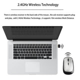Maxbell 2.4 Ghz Wireless Office Mouse Optical 1000DPI Mice for Computer / TV red