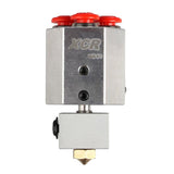 Maxbell 3D Printer Water Cooling Metal Hotend 0.4/1.75 Bowden-fed For MK8 Extruder