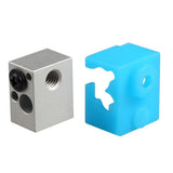 Maxbell 3D Printer Part XCR-NV6 Heating Block with Silicone Sock 0.4mm Nozzle