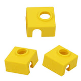 Maxbell 1 Piece MK9 Aluminum Block Silicone Protective Cover For 3D Printer Yellow - Aladdin Shoppers