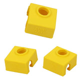 Maxbell 1 Piece MK9 Aluminum Block Silicone Protective Cover For 3D Printer Yellow - Aladdin Shoppers