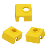 Maxbell 1 Piece MK9 Aluminum Block Silicone Protective Cover For 3D Printer Yellow - Aladdin Shoppers