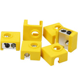 Maxbell 1 Piece MK9 Aluminum Block Silicone Protective Cover For 3D Printer Yellow - Aladdin Shoppers