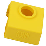 Maxbell 1 Piece MK9 Aluminum Block Silicone Protective Cover For 3D Printer Yellow - Aladdin Shoppers