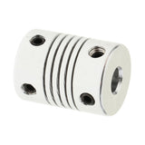 Maxbell Flexible Couplings 6.35mm to 6.35mm Shaft for NEMA 17 RepRap 3D Printer or CNC Machine - Aladdin Shoppers