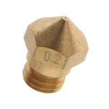 Maxbell 1Pcs 0.2mm 3D Printer Extruder Nozzle Printhead Brass Copper for 1.75mm Filament - Aladdin Shoppers