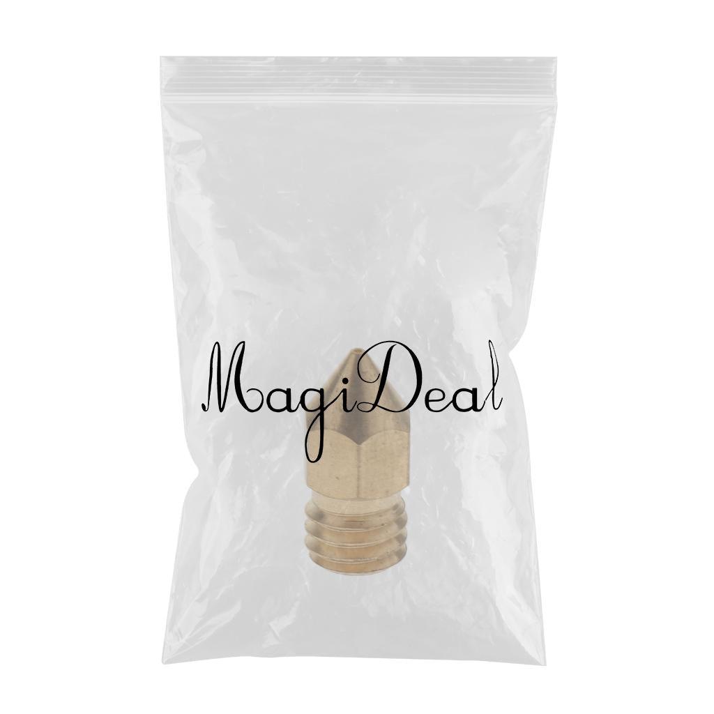 Maxbell Maxbell 0.4mm 3D Printers Extruder Nozzle Printhead Brass Copper for 3.0mm Filament