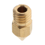 Maxbell 0.4mm 3D Printers Extruder Nozzle Printhead Brass Copper for 3.0mm Filament - Aladdin Shoppers