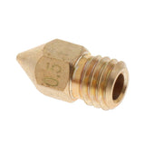 Maxbell 0.5mm 3D Printers Extruder Nozzle Printhead Brass Copper for 3.0mm Filament - Aladdin Shoppers