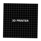 Maxbell Black 400x400mm Platform Sticker Tape For 3D Printer Hot Bed Aluminum Plate