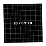 Maxbell Black 400x400mm Platform Sticker Tape For 3D Printer Hot Bed Aluminum Plate