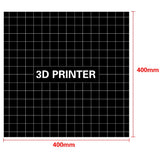 Maxbell Black 400x400mm Platform Sticker Tape For 3D Printer Hot Bed Aluminum Plate