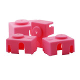 Maxbell 4x 3D Printer Silicone Wrap Case Sock Cover Protector For V6 PT100 Block