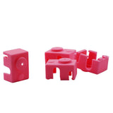 Maxbell 4x 3D Printer Silicone Wrap Case Sock Cover Protector For V6 PT100 Block