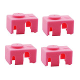 Maxbell 4x 3D Printer Silicone Wrap Case Sock Cover Protector For V6 PT100 Block