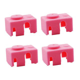 Maxbell 4x 3D Printer Silicone Wrap Case Sock Cover Protector For V6 PT100 Block