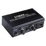 Maxbell 2-Channel Microphone Preamplifier Dual MIC Preamp Electric Guitar Bass Amp - Aladdin Shoppers