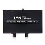 Maxbell 2-Channel Microphone Preamplifier Dual MIC Preamp Electric Guitar Bass Amp - Aladdin Shoppers