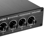 Maxbell 8 Channel Audio Stereo high-power Headphone Amplifier Mixer Monitor - Aladdin Shoppers
