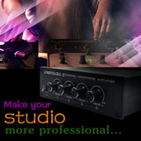 Maxbell 8 Channel Audio Stereo high-power Headphone Amplifier Mixer Monitor - Aladdin Shoppers