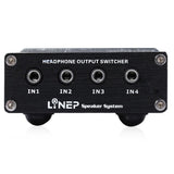 Maxbell 4 Input 4 Output Headphone 3.5mm MP3 Audio Signal Switcher Digital Multi-CH - Aladdin Shoppers