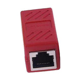 Maxbell RJ45 Female to Female Network Ethernet Connector Adapter Coupler Extender Red - Aladdin Shoppers