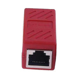 Maxbell RJ45 Female to Female Network Ethernet Connector Adapter Coupler Extender Red - Aladdin Shoppers
