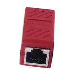 Maxbell RJ45 Female to Female Network Ethernet Connector Adapter Coupler Extender Red - Aladdin Shoppers