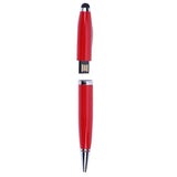 2 Pcs 3in1 USB 2.0 Flash U Disk Screen Stylus Pen Writing Ballpoint Pen 32GB